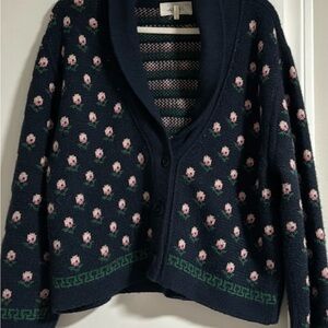 The Great. In Bloom Reversible Cardigan GUC